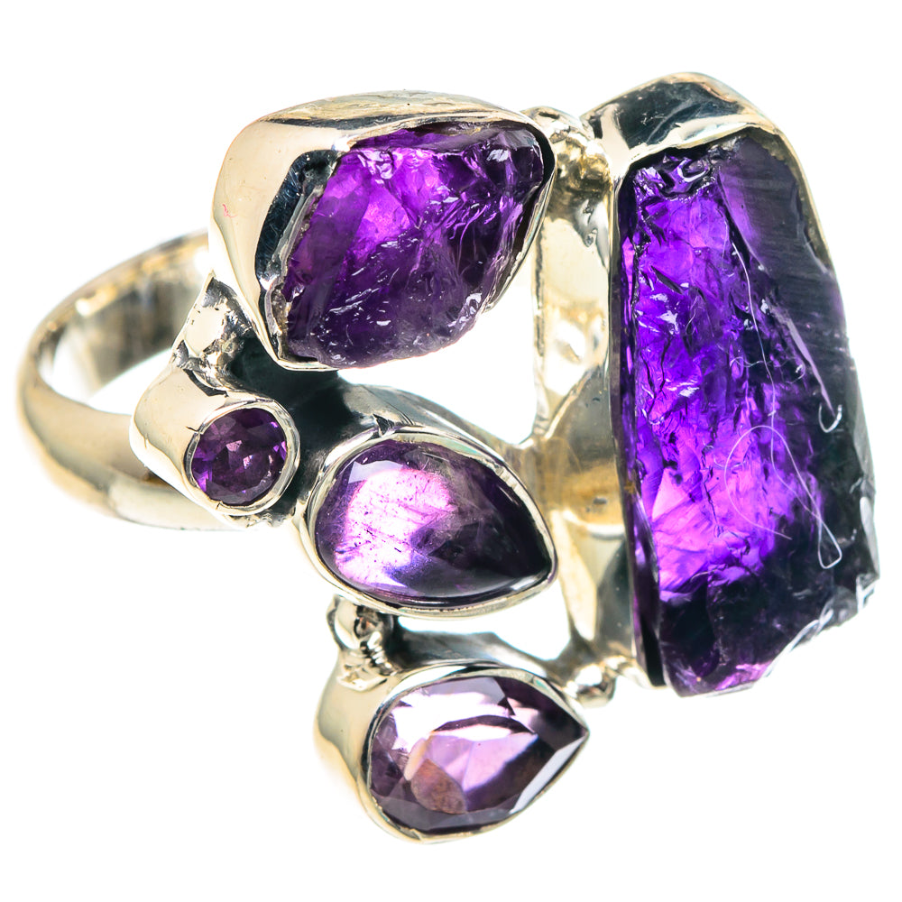 Amethyst Rings handcrafted by Anasilvercos - RING92188