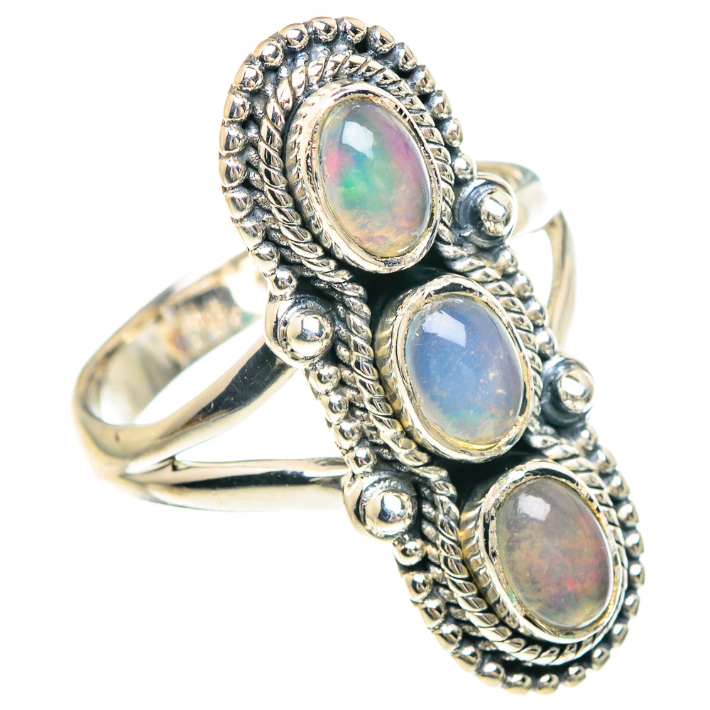 Ethiopian Opal Rings handcrafted by Anasilvercos - RING92194