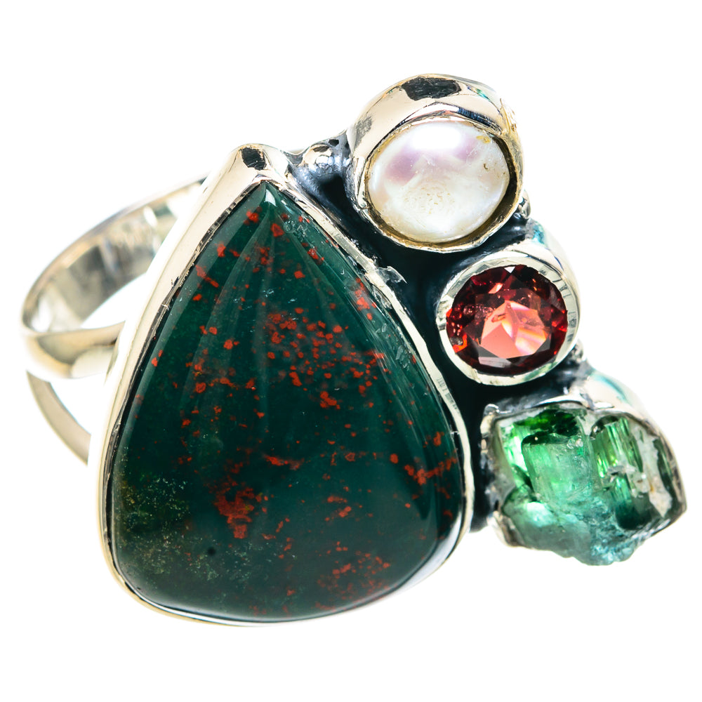 Bloodstone Rings handcrafted by Anasilvercos - RING92198