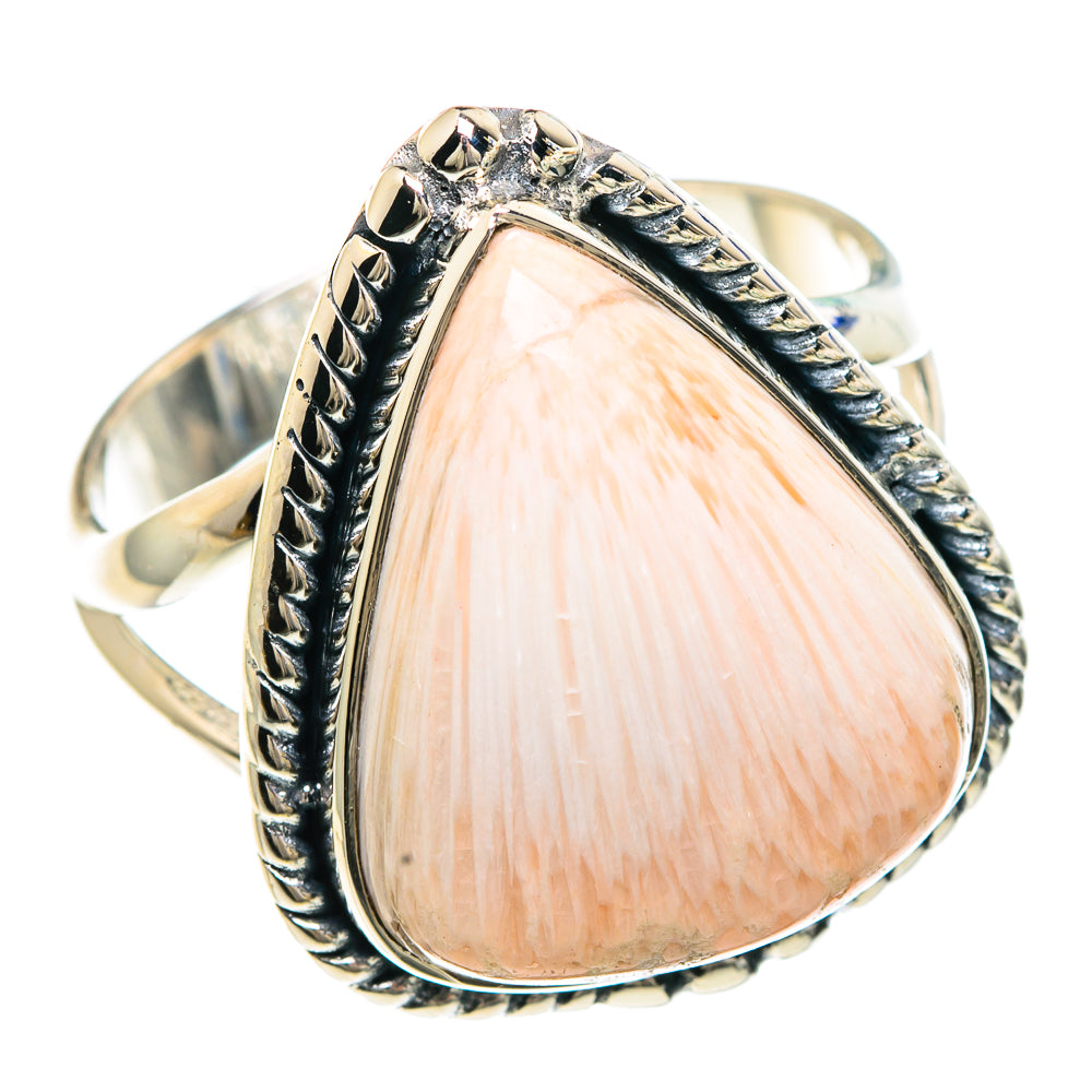 Scolecite Rings handcrafted by Anasilvercos - RING92203