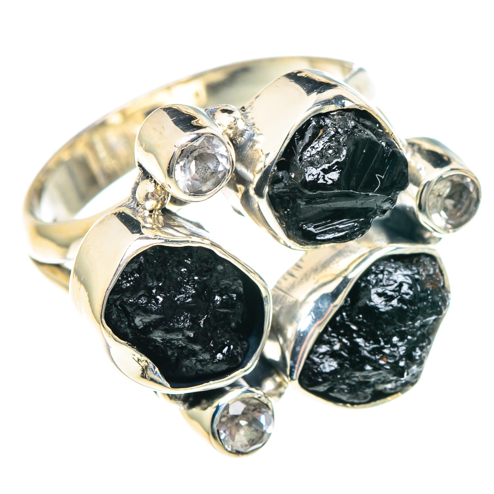 Black Tourmaline Rings handcrafted by Anasilvercos - RING92210