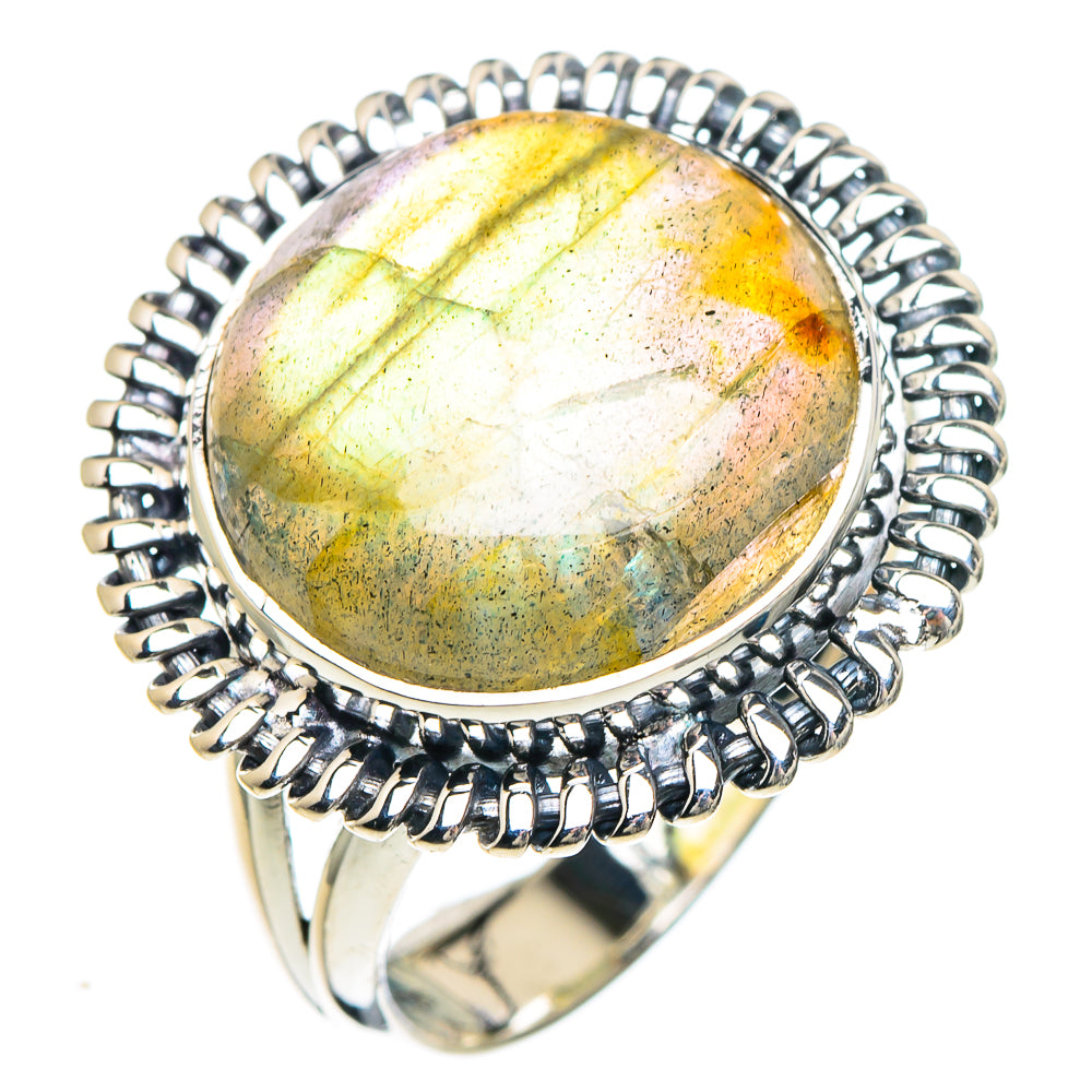 Labradorite Rings handcrafted by Anasilvercos - RING92218