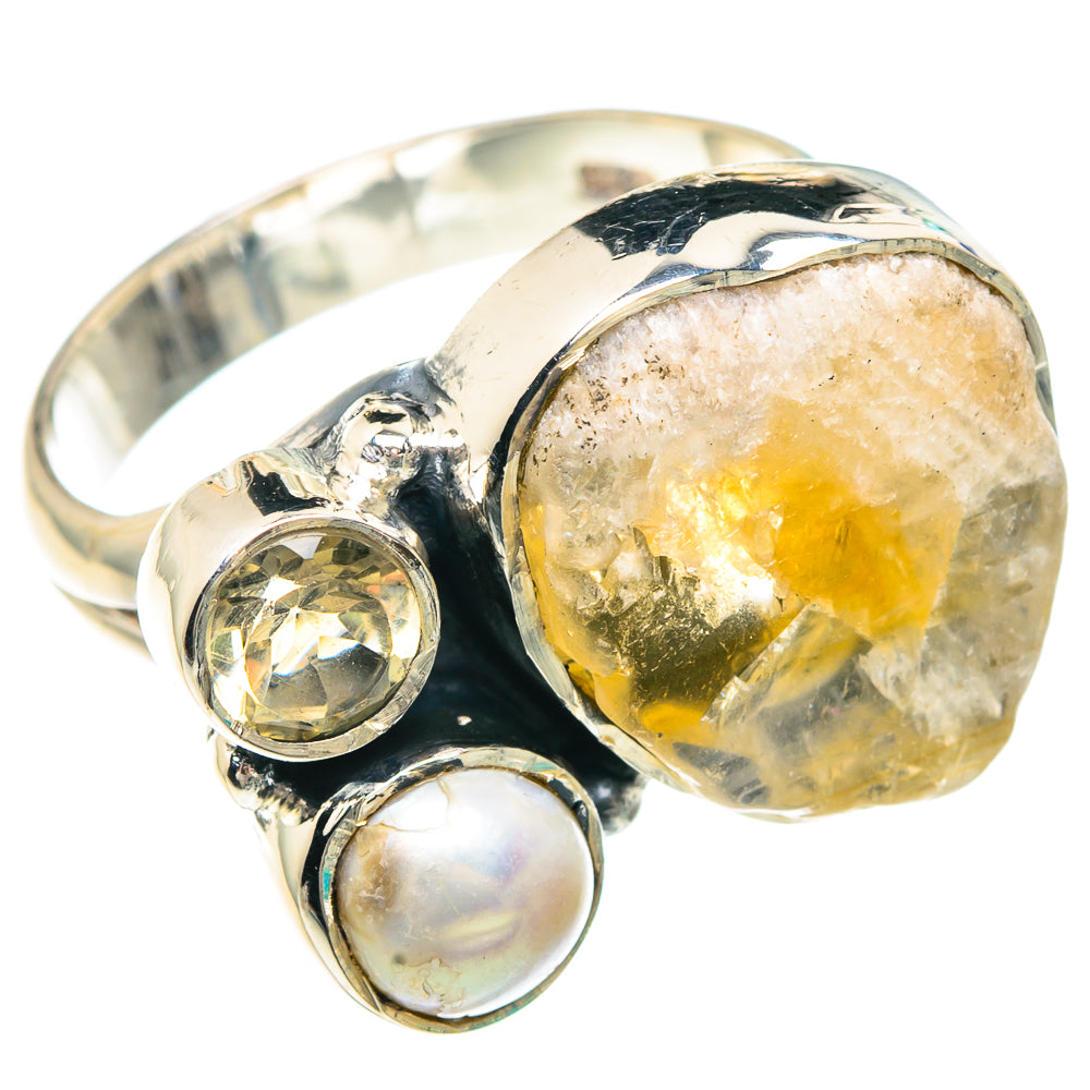 Citrine Rings handcrafted by Anasilvercos - RING92224