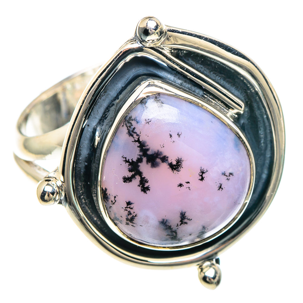 Dendritic Opal Rings handcrafted by Anasilvercos - RING92232