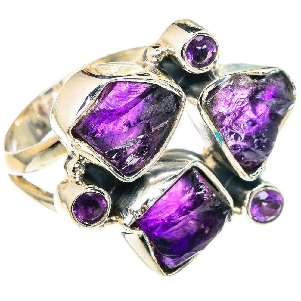 Amethyst Rings handcrafted by Anasilvercos - RING92247
