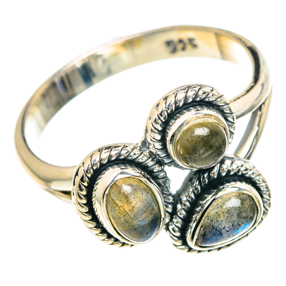 Labradorite Rings handcrafted by Anasilvercos - RING92263