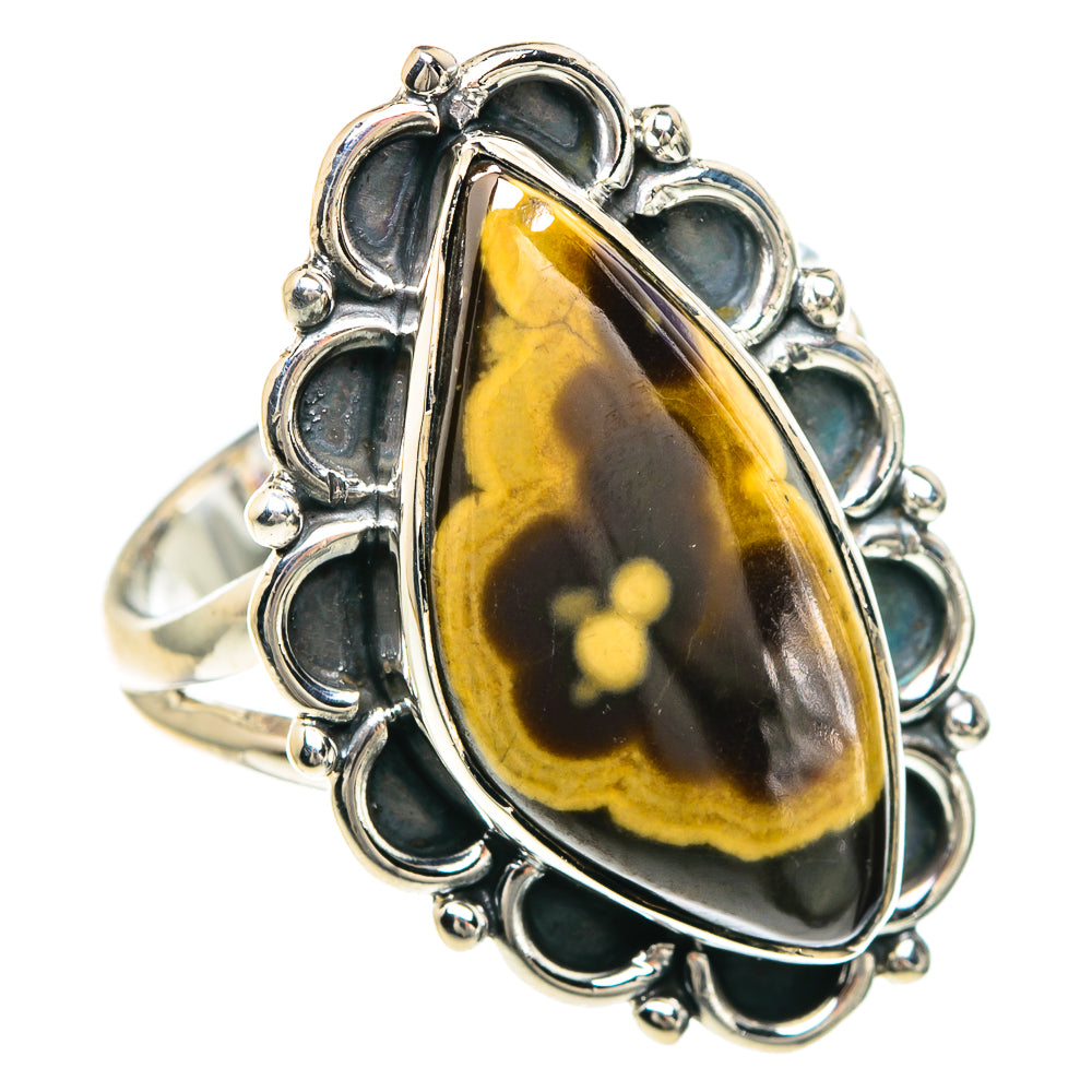 Ocean Jasper Rings handcrafted by Anasilvercos - RING92265 - Photo 2