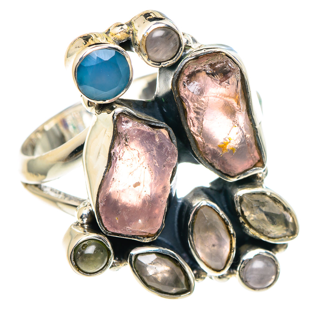 Rose Quartz Rings handcrafted by Anasilvercos - RING92267