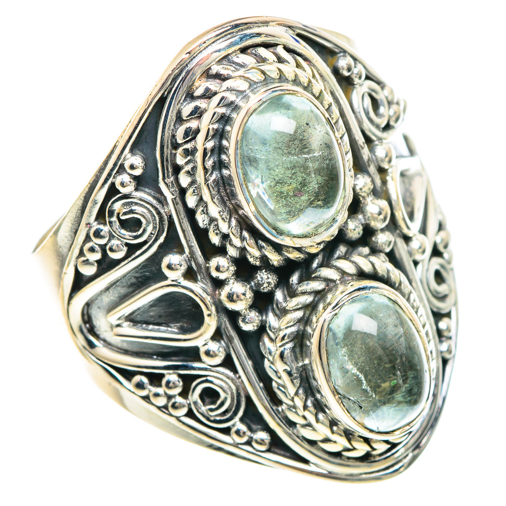 Aquamarine Rings handcrafted by Anasilvercos - RING92277