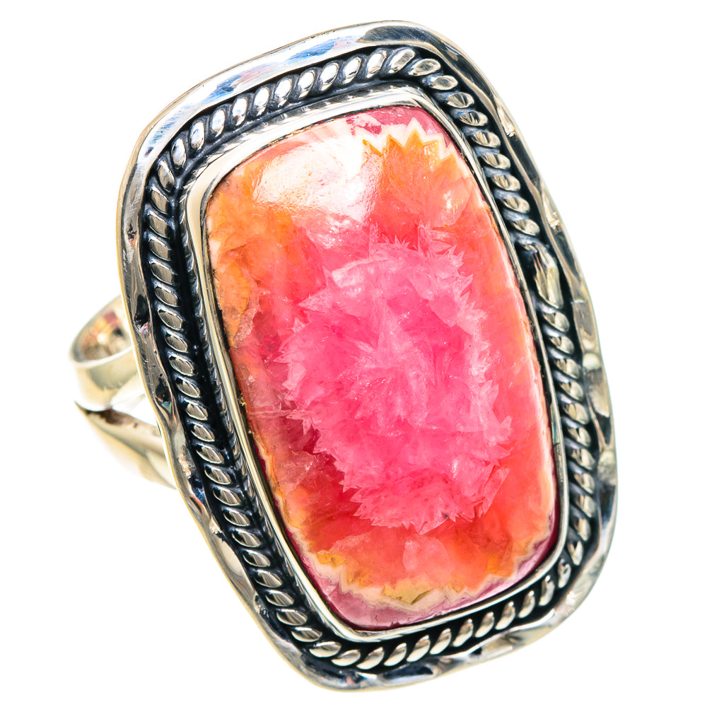 Rhodochrosite Rings handcrafted by Anasilvercos - RING92304