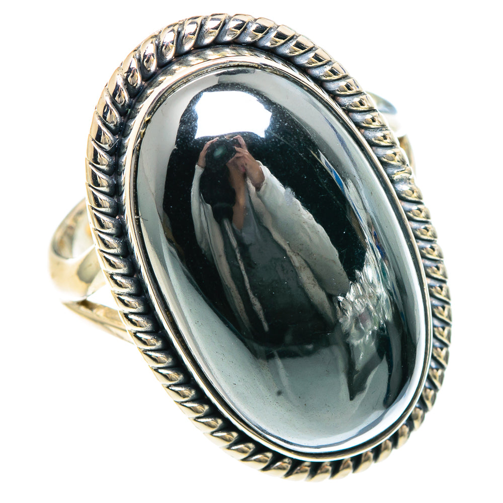 Hematite Rings handcrafted by Anasilvercos - RING92320