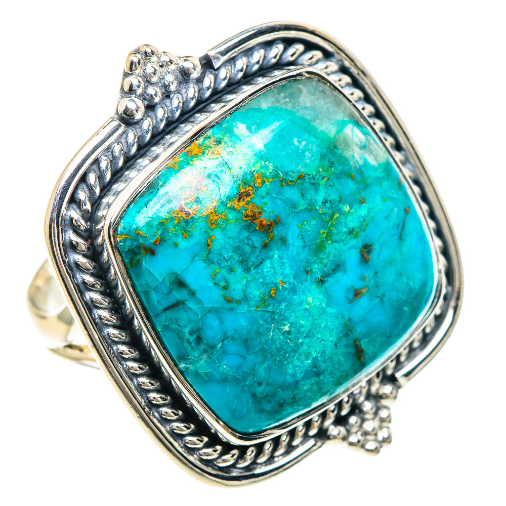 Chrysocolla Rings handcrafted by Anasilvercos - RING92323