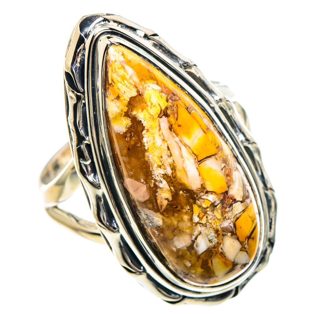 Brecciated Mookaite Rings handcrafted by Anasilvercos - RING92340