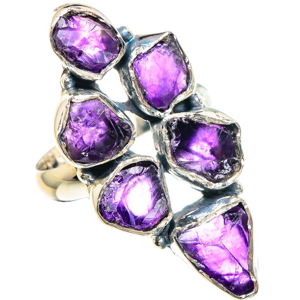 Amethyst Rings handcrafted by Anasilvercos - RING92345
