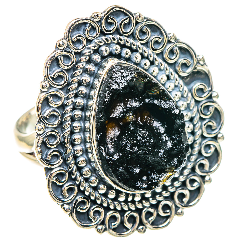 Tektite Rings handcrafted by Anasilvercos - RING92348 - Photo 2