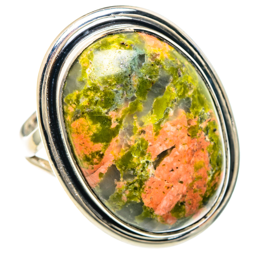 Unakite Rings handcrafted by Anasilvercos - RING92359