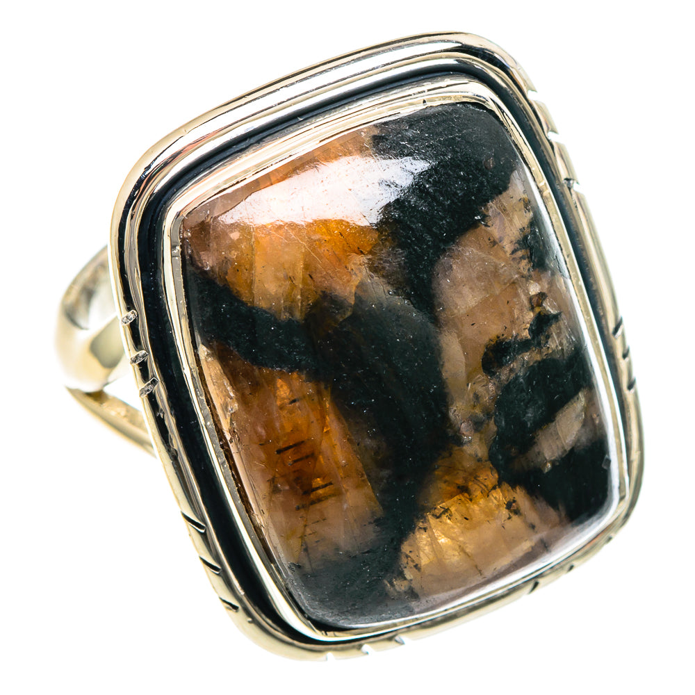 Chiastolite Rings handcrafted by Anasilvercos - RING92367