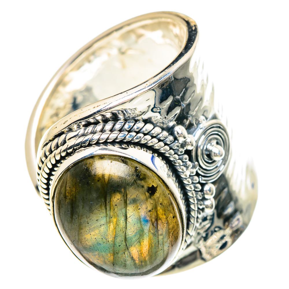 Labradorite Rings handcrafted by Anasilvercos - RING92391