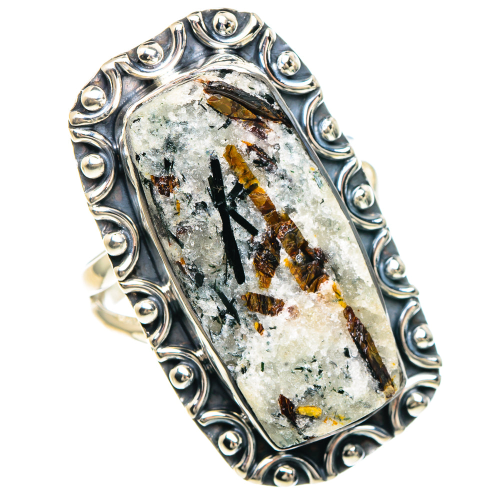 Astrophyllite Rings handcrafted by Anasilvercos - RING92399