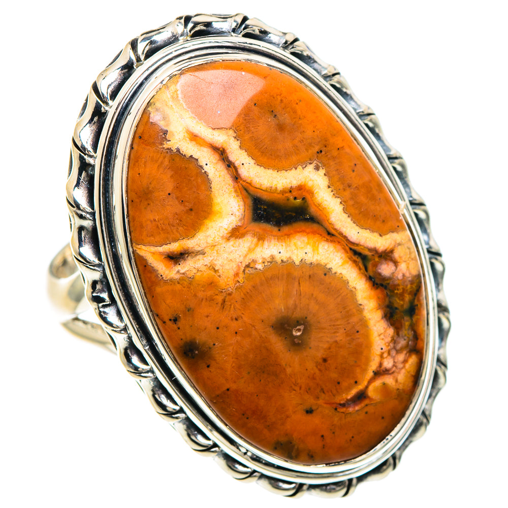 Ocean Jasper Rings handcrafted by Anasilvercos - RING92401