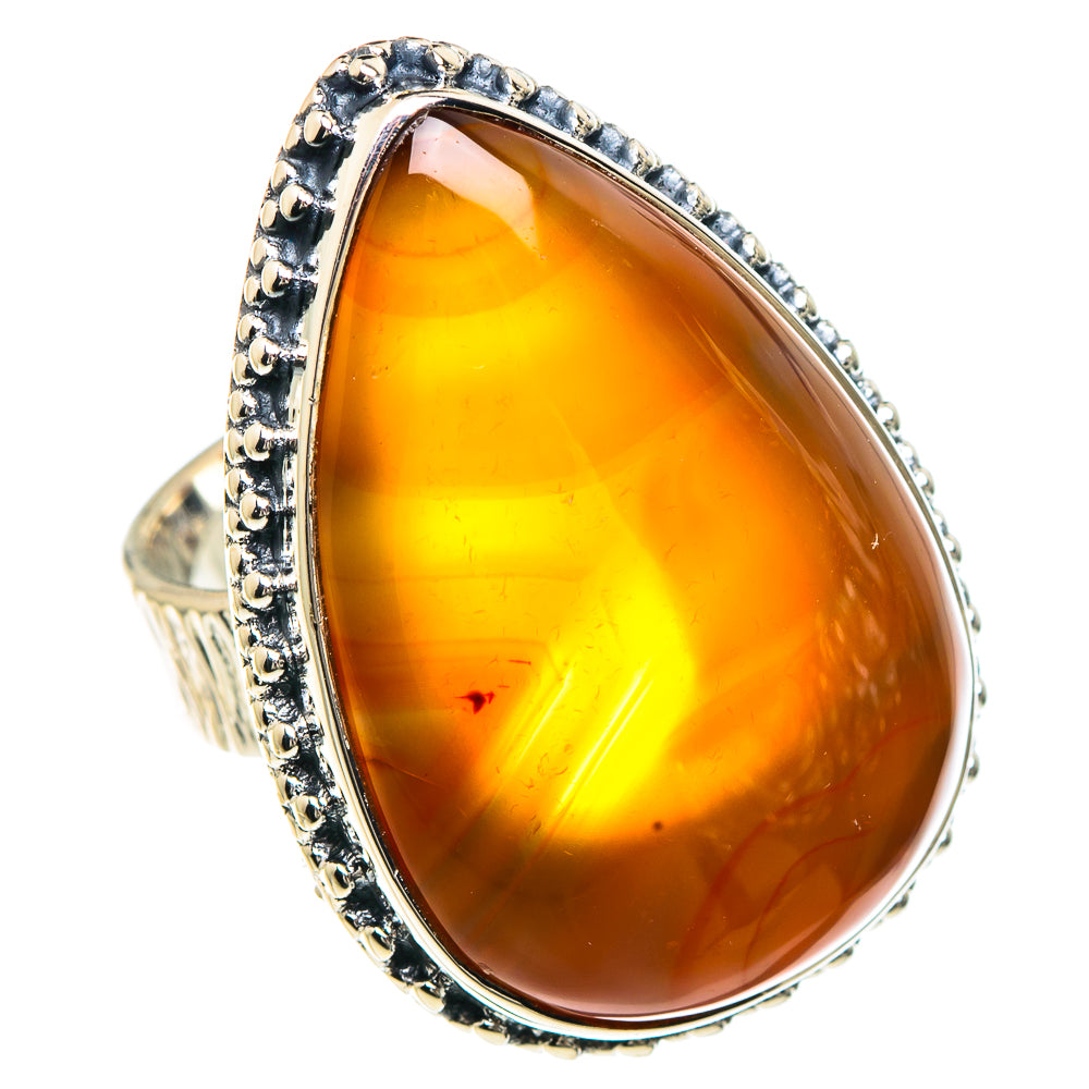 Carnelian Rings handcrafted by Anasilvercos - RING92403