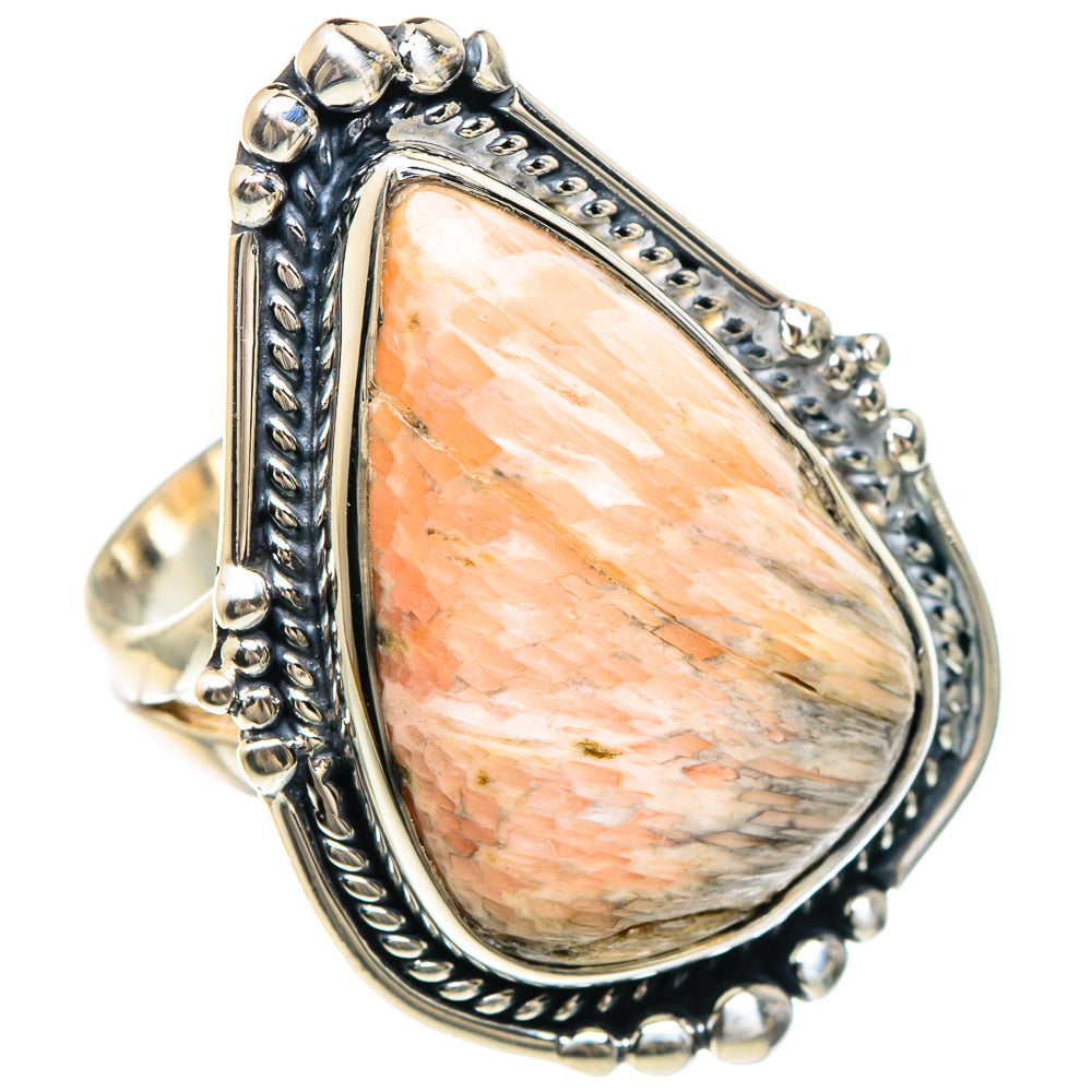 Scolecite Rings handcrafted by Anasilvercos - RING92404