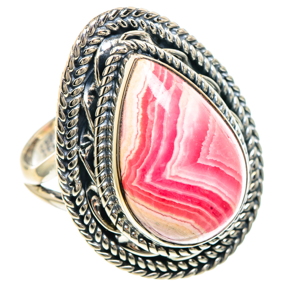 Rhodochrosite Rings handcrafted by Anasilvercos - RING92406