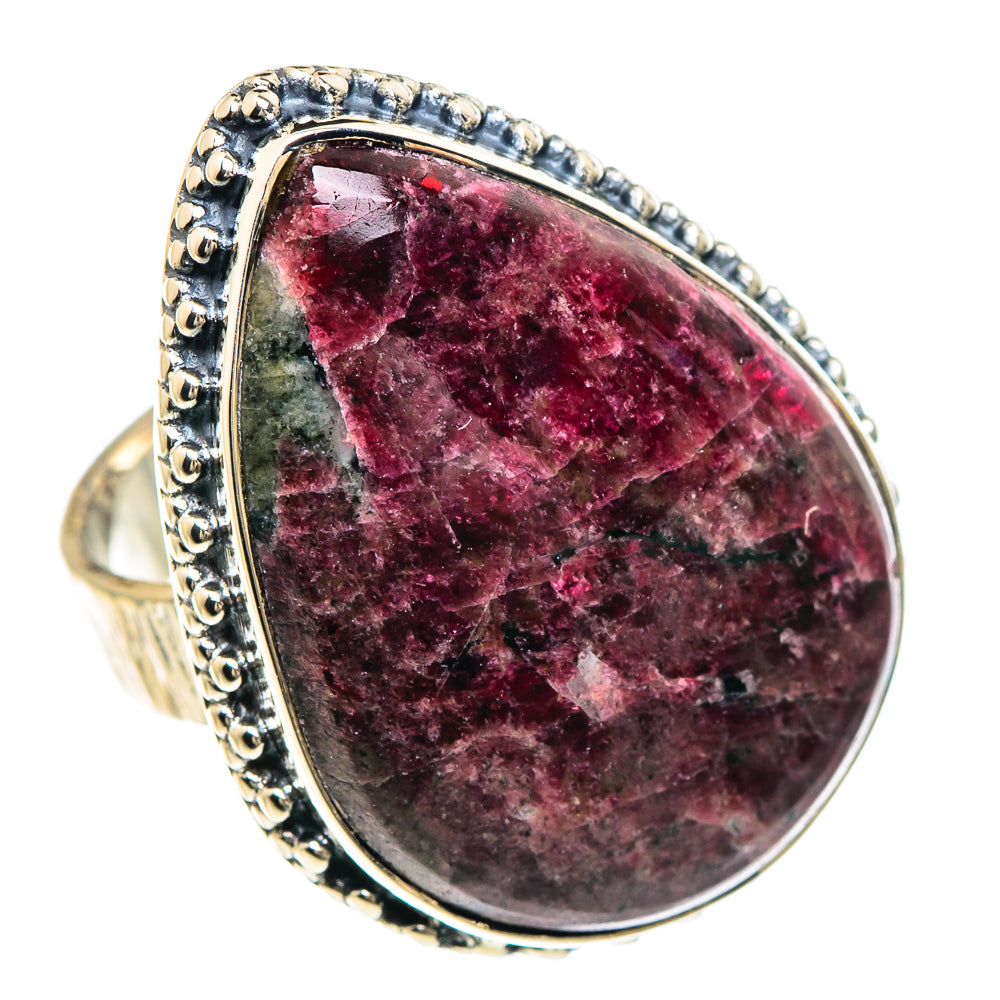 Russian Eudialyte Rings handcrafted by Anasilvercos - RING92407