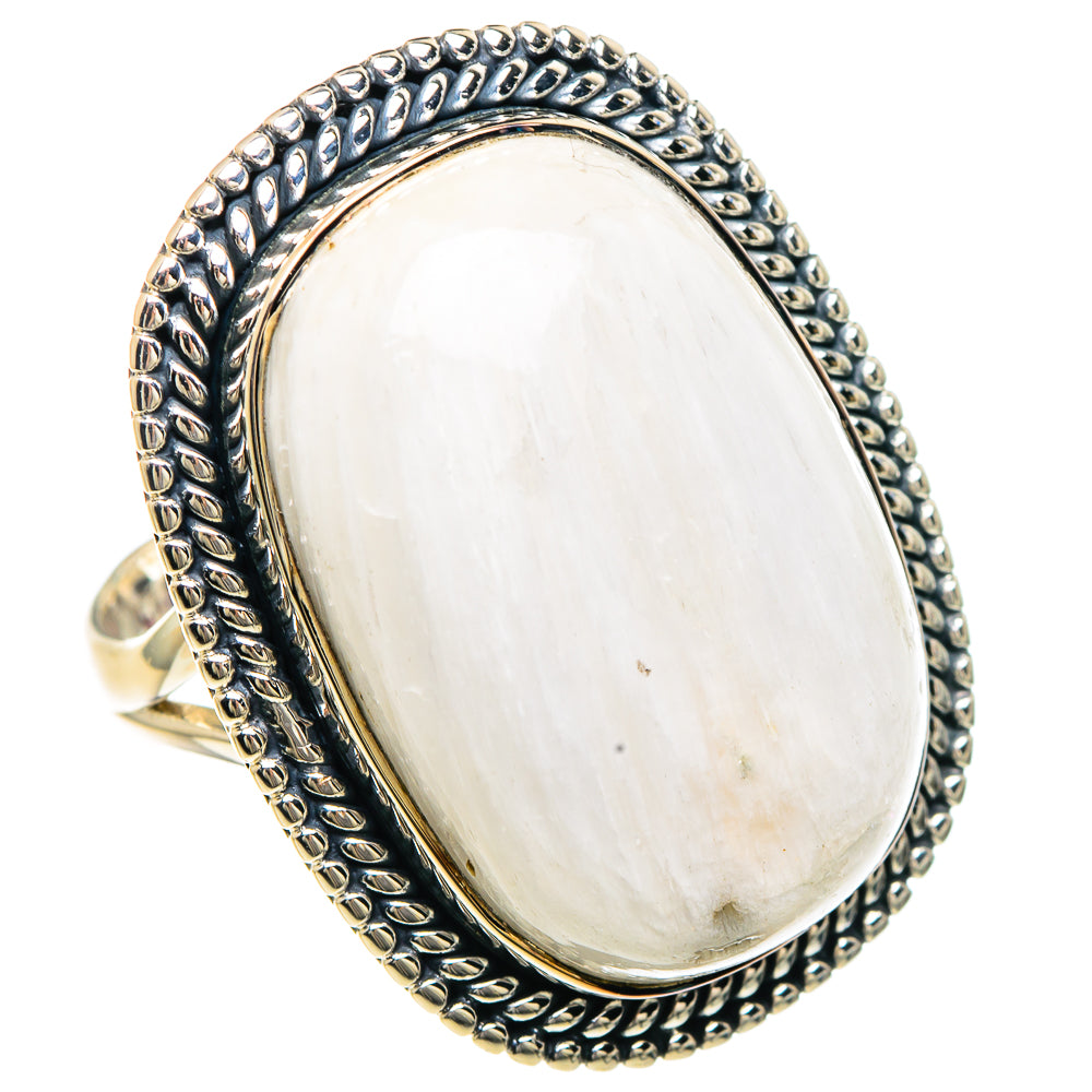 Scolecite Rings handcrafted by Anasilvercos - RING92415