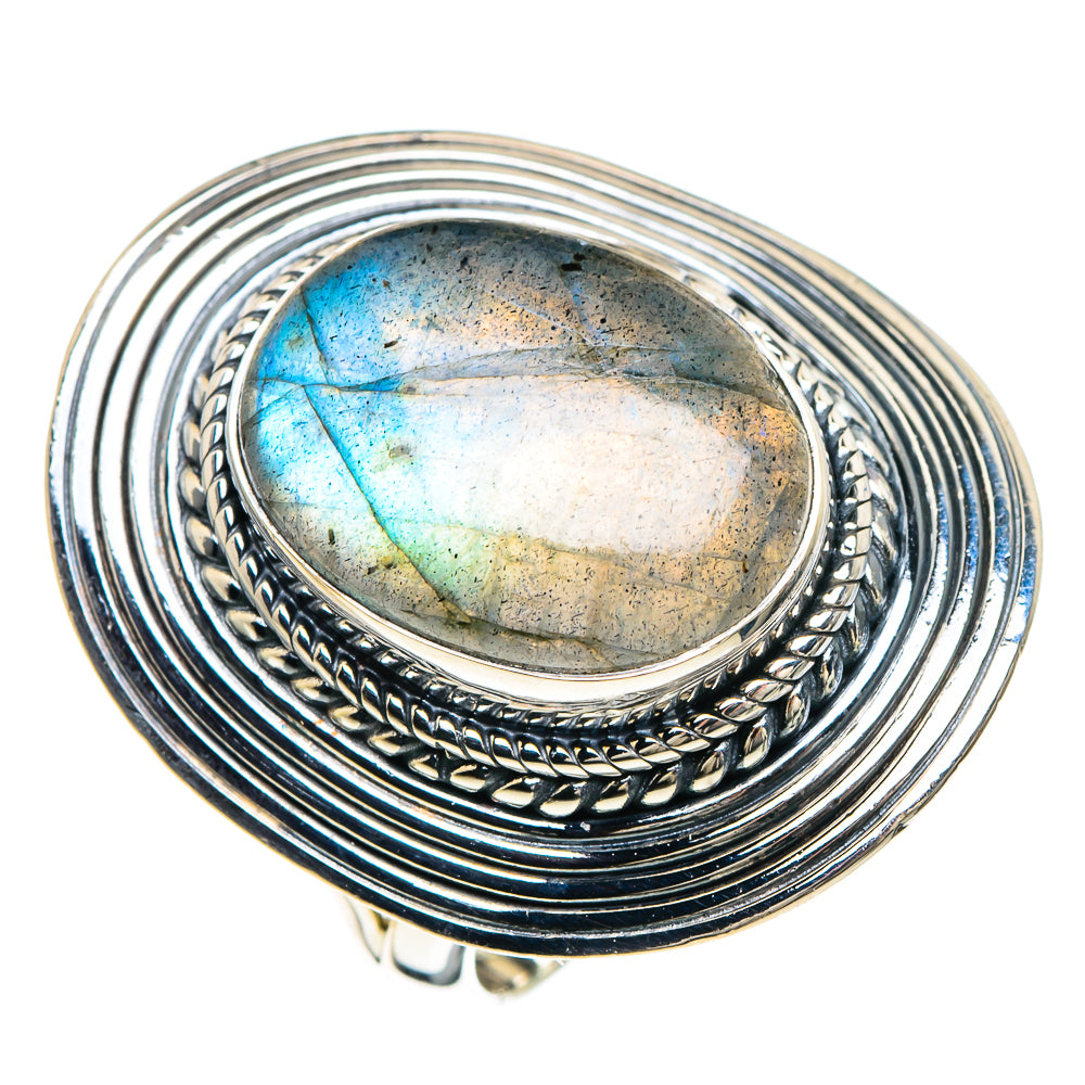 Labradorite Rings handcrafted by Anasilvercos - RING92417