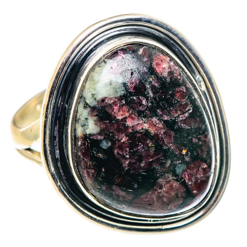 Russian Eudialyte Rings handcrafted by Anasilvercos - RING92436