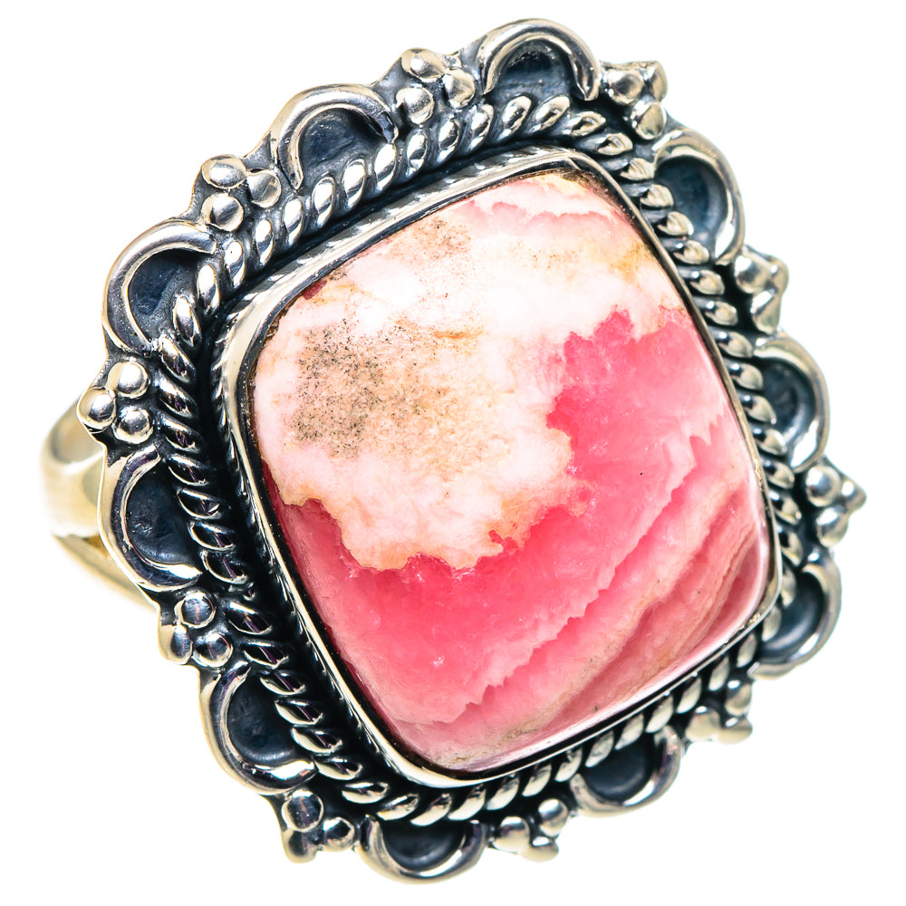 Rhodochrosite Rings handcrafted by Anasilvercos - RING92460 - Photo 2
