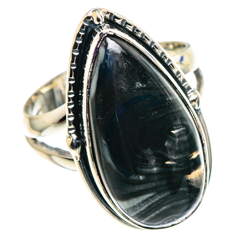 Psilomelane Rings handcrafted by Anasilvercos - RING92485