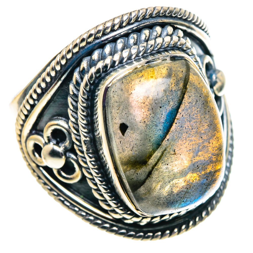 Labradorite Rings handcrafted by Anasilvercos - RING92489