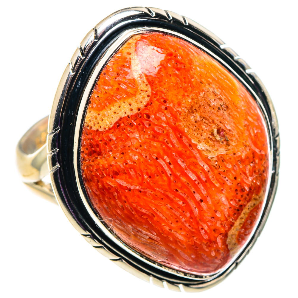 Sponge Coral Rings handcrafted by Anasilvercos - RING92497