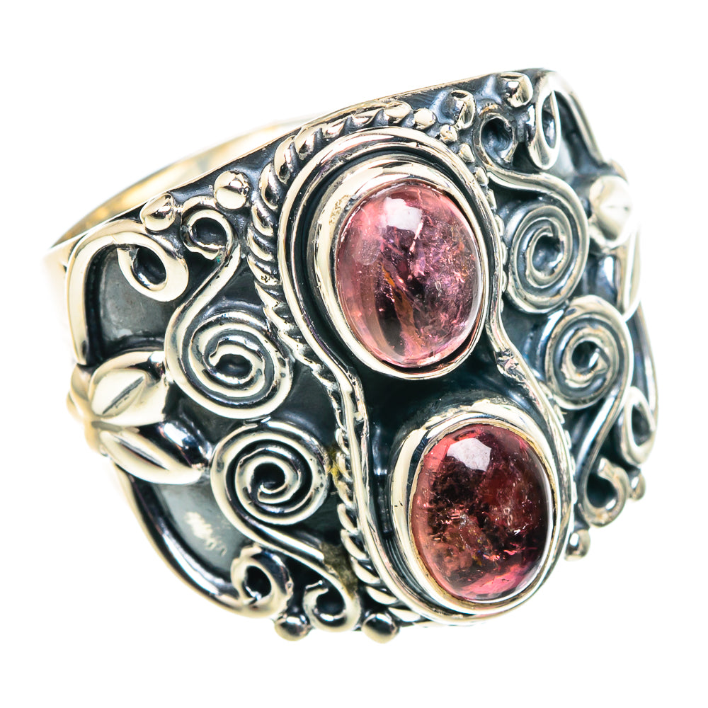 Pink Tourmaline Rings handcrafted by Anasilvercos - RING92498