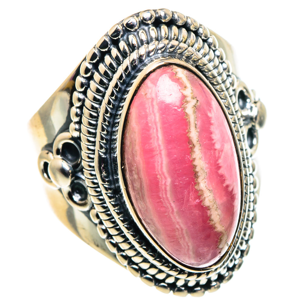 Rhodochrosite Rings handcrafted by Anasilvercos - RING92499