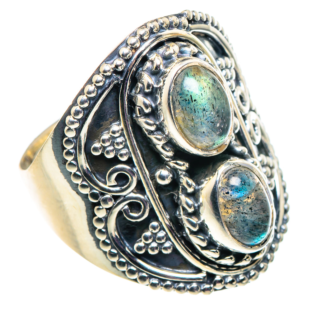 Labradorite Rings handcrafted by Anasilvercos - RING92507