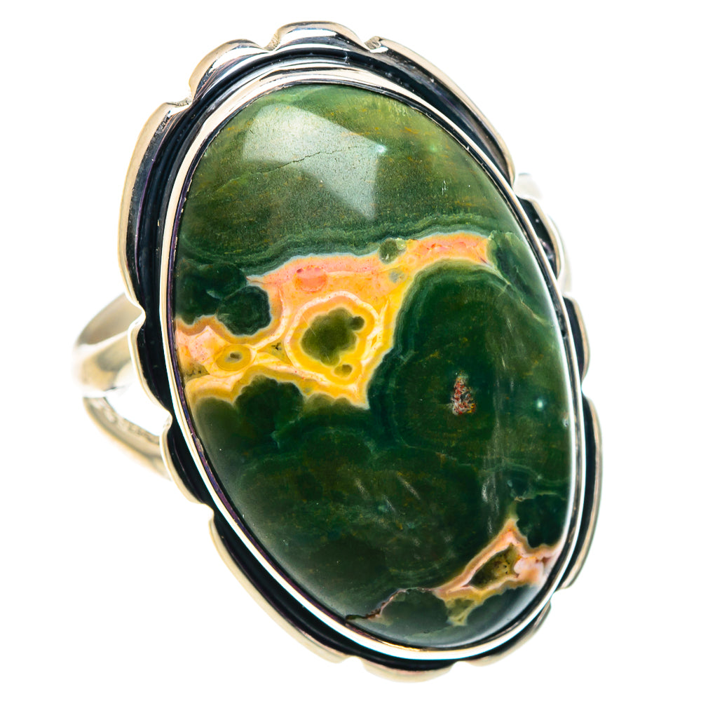 Ocean Jasper Rings handcrafted by Anasilvercos - RING92509