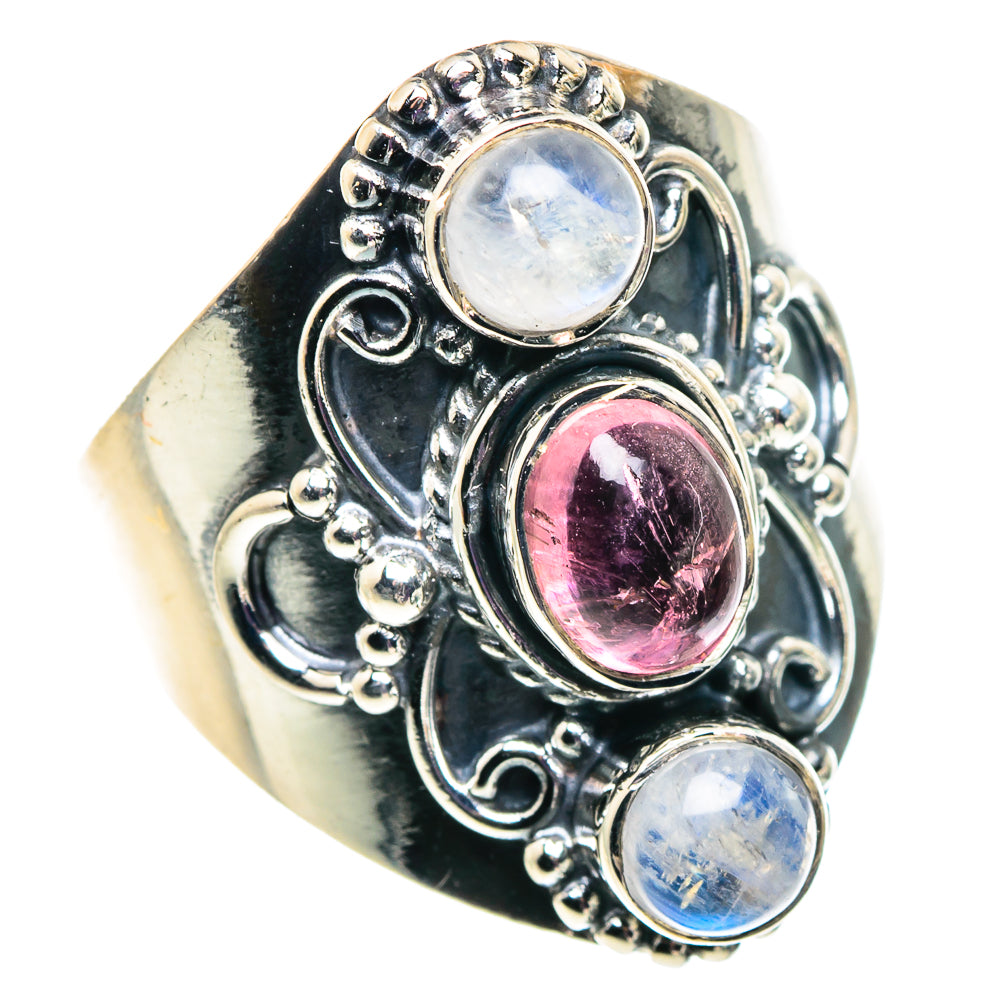 Pink Tourmaline Rings handcrafted by Anasilvercos - RING92512