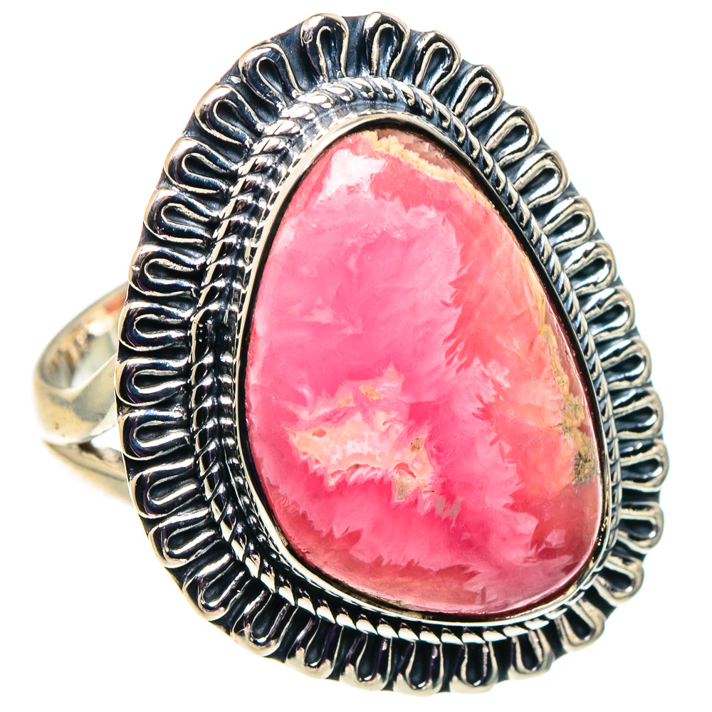 Rhodochrosite Rings handcrafted by Anasilvercos - RING92513