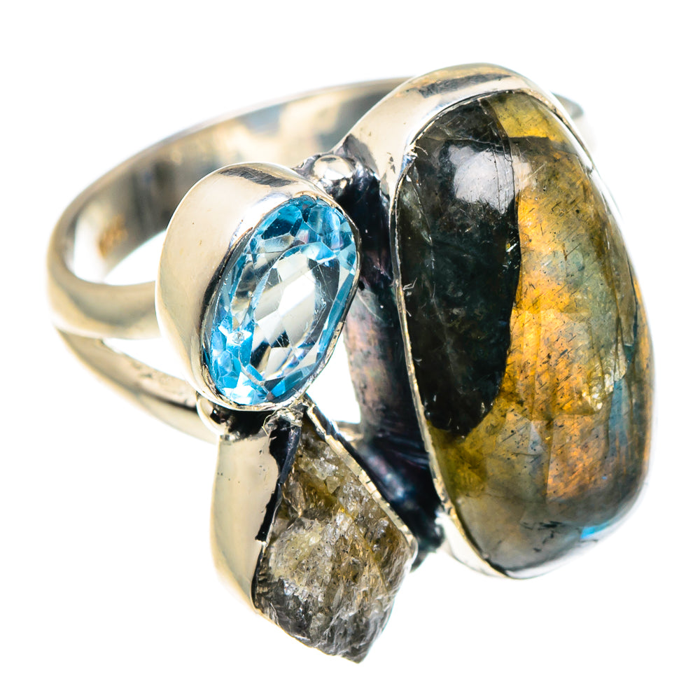 Labradorite Rings handcrafted by Anasilvercos - RING92519