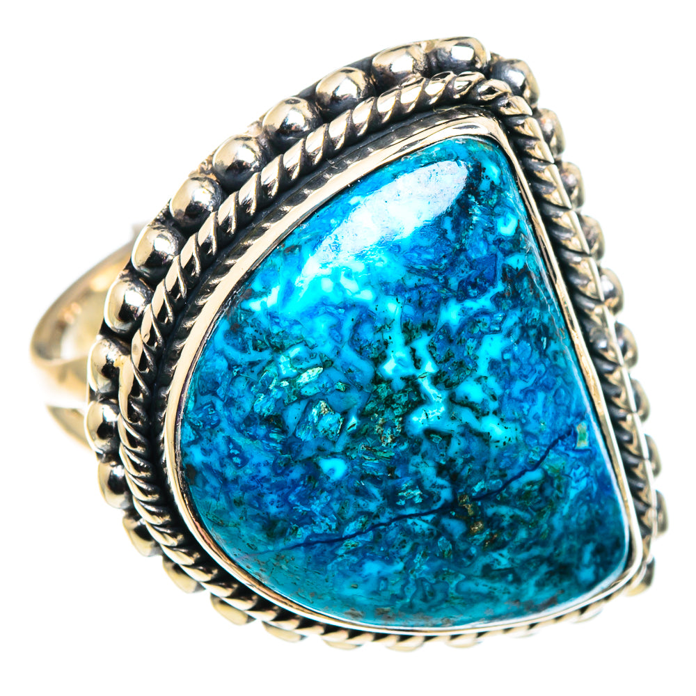 Chrysocolla Rings handcrafted by Anasilvercos - RING92533