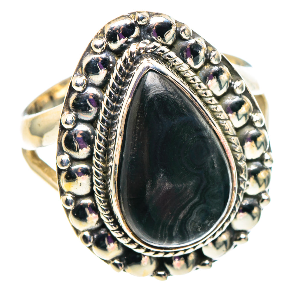 Psilomelane Rings handcrafted by Anasilvercos - RING92542