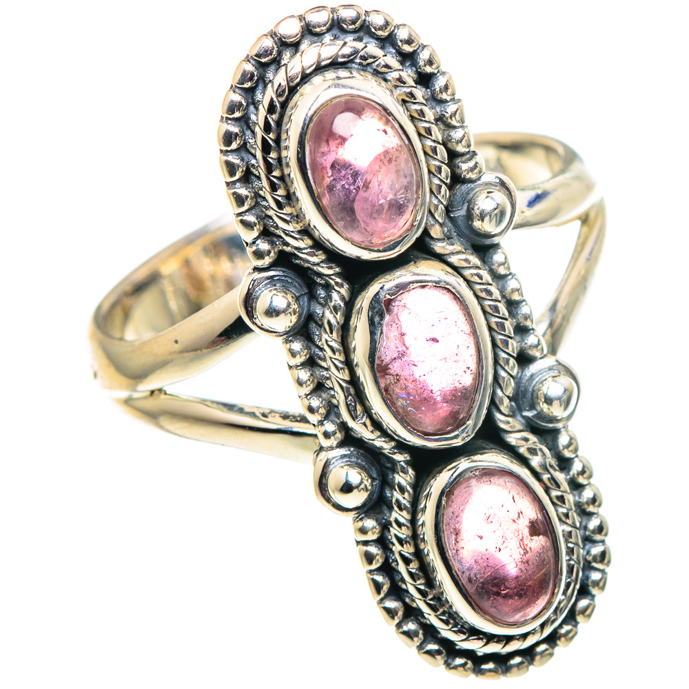 Pink Tourmaline Rings handcrafted by Anasilvercos - RING92552