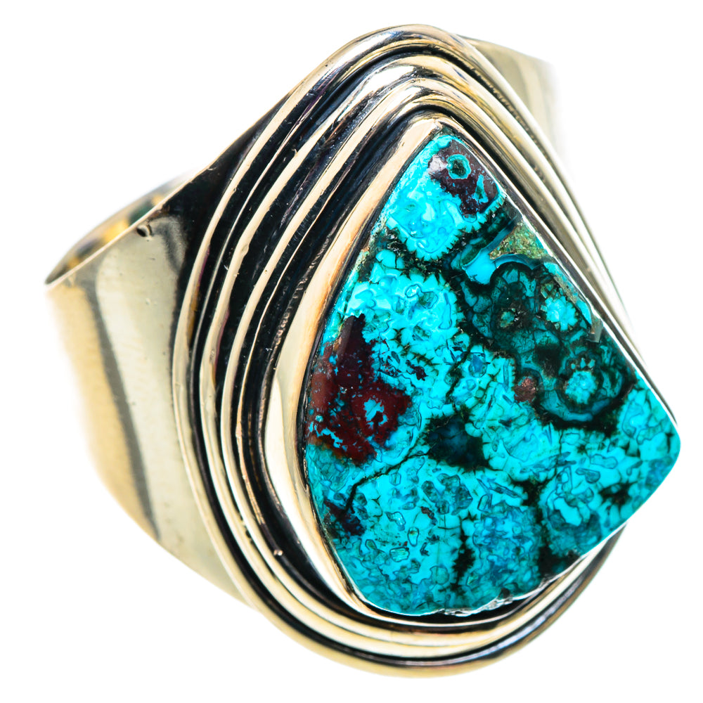 Chrysocolla Rings handcrafted by Anasilvercos - RING92570