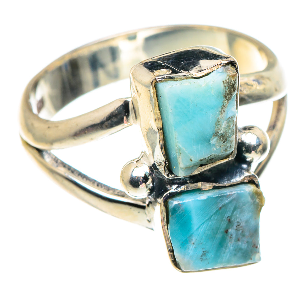 Larimar Rings handcrafted by Anasilvercos - RING92574