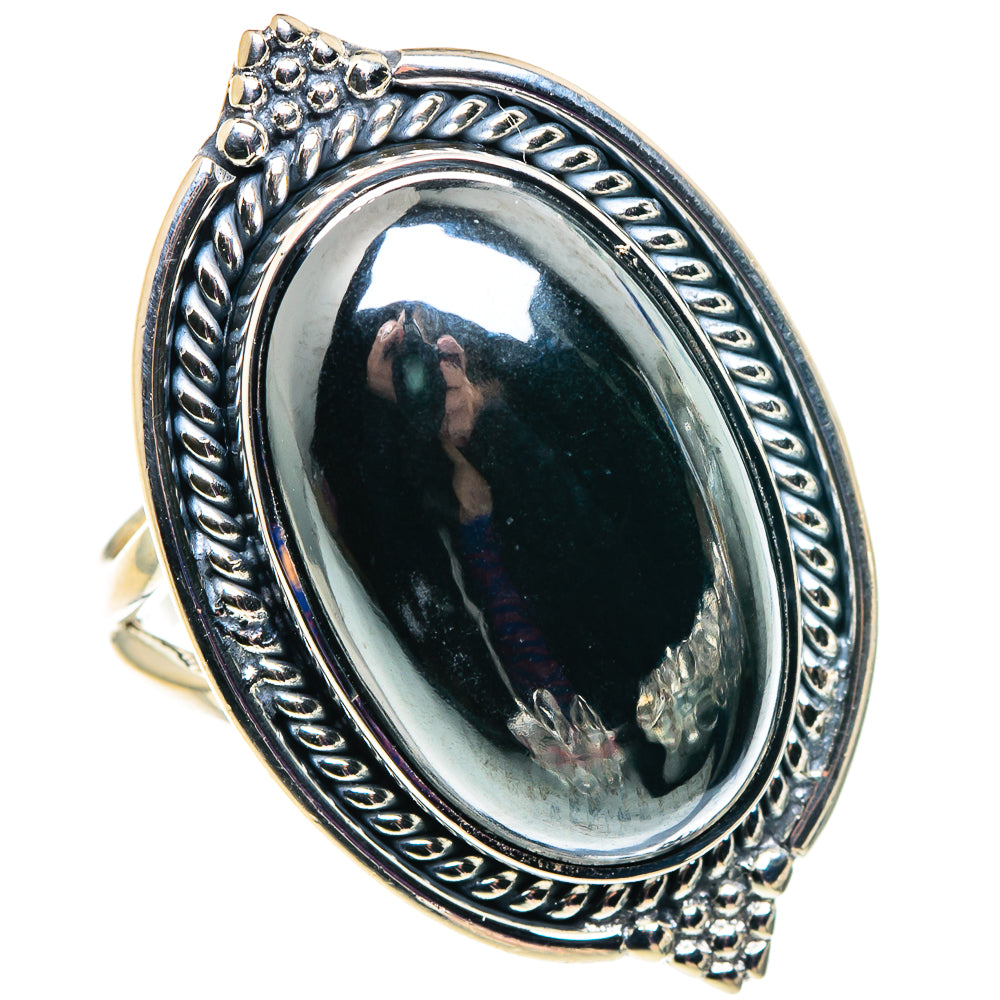 Hematite Rings handcrafted by Anasilvercos - RING92584
