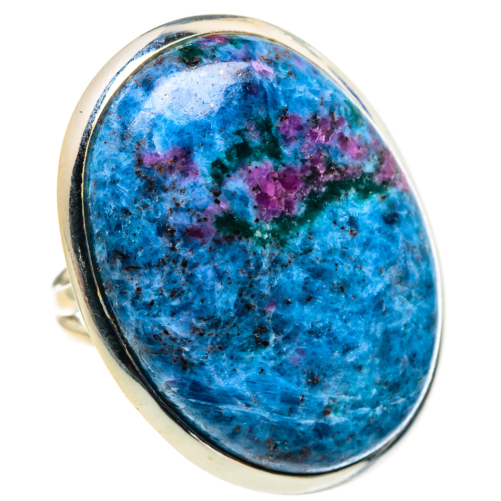 Ruby Fuchsite Rings handcrafted by Anasilvercos - RING92589