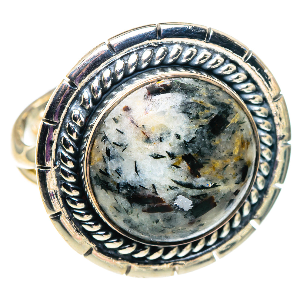 Astrophyllite Rings handcrafted by Anasilvercos - RING92602